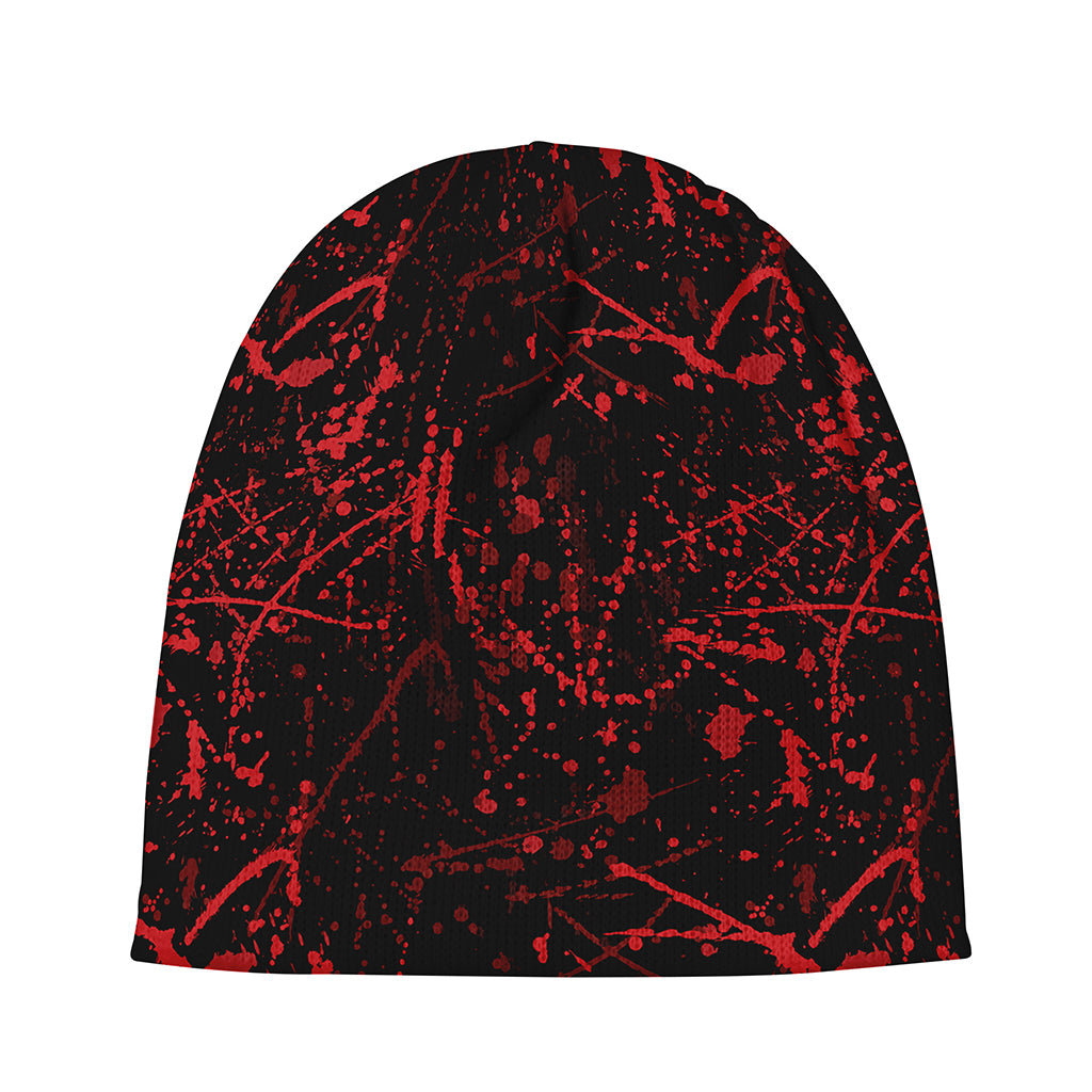 Halloween Red Blood Print Beanie