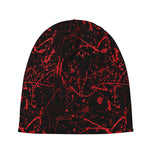 Halloween Red Blood Print Beanie