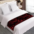 Halloween Red Blood Print Bed Runner