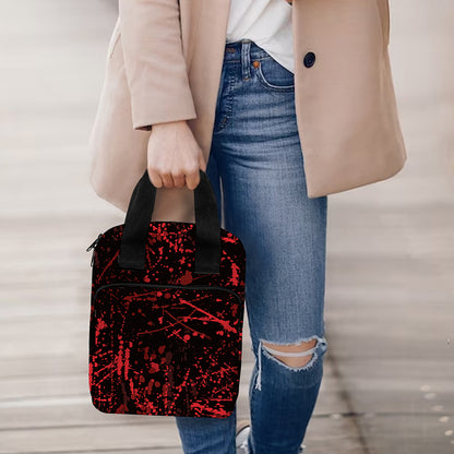 Halloween Red Blood Print Bible Tote Bag