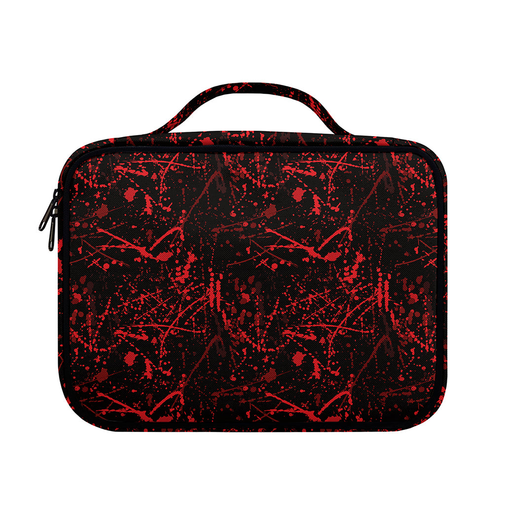Halloween Red Blood Print Briefcase Bible Bag