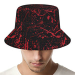 Halloween Red Blood Print Bucket Hat