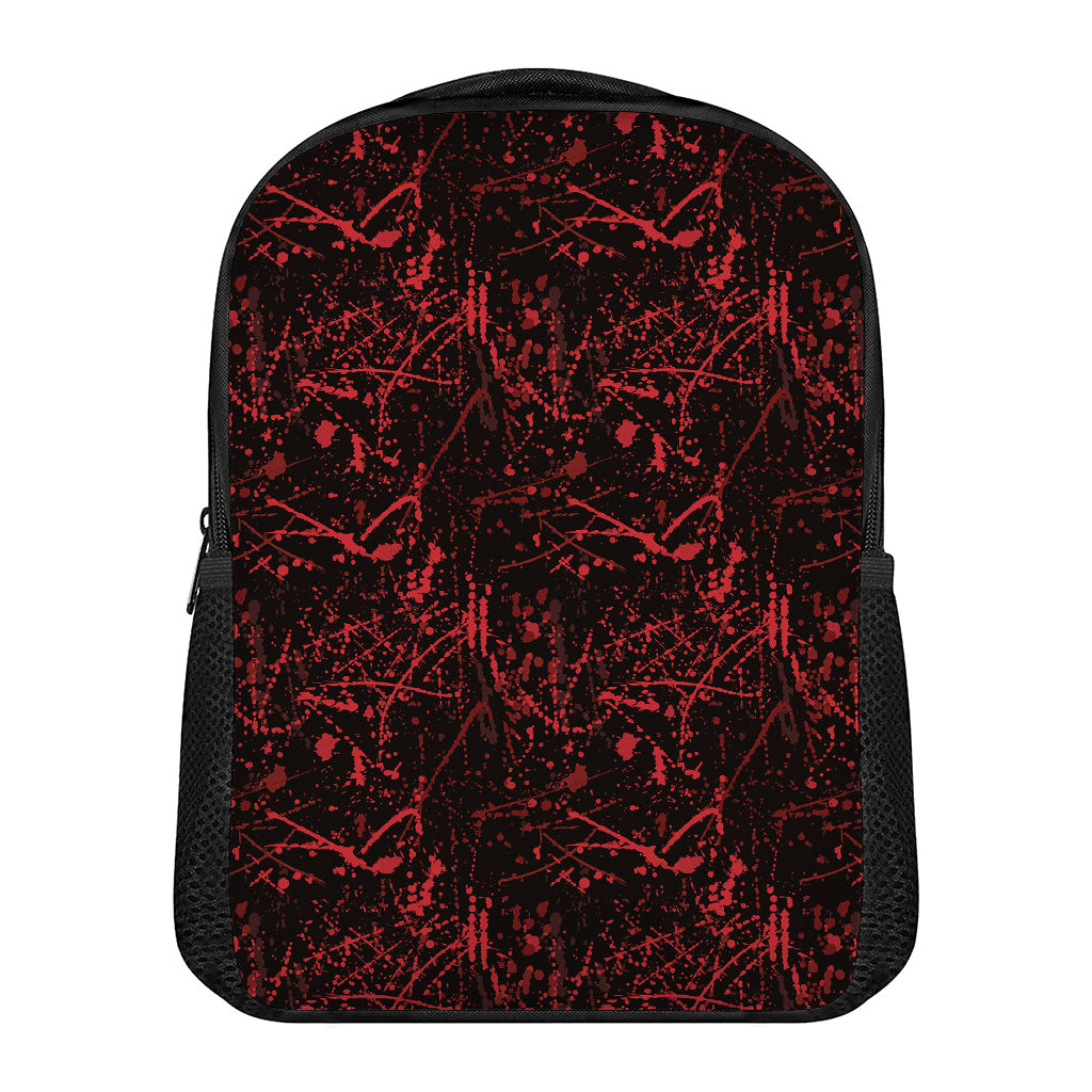 Halloween Red Blood Print Casual Backpack