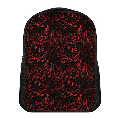 Halloween Red Blood Print Casual Backpack