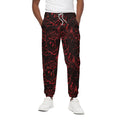 Halloween Red Blood Print Cotton Sweatpants