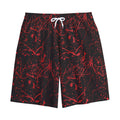 Halloween Red Blood Print Cotton Shorts