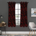 Halloween Red Blood Print Grommet Curtain Panels