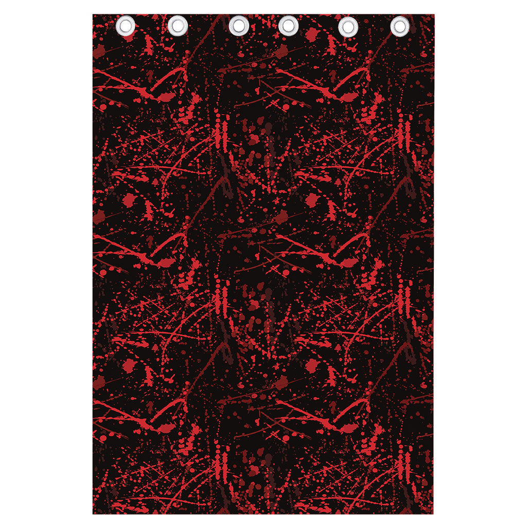Halloween Red Blood Print Curtain