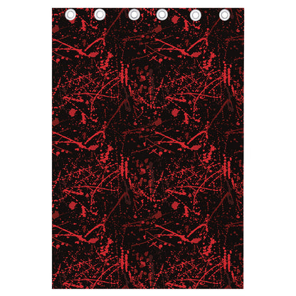 Halloween Red Blood Print Curtain