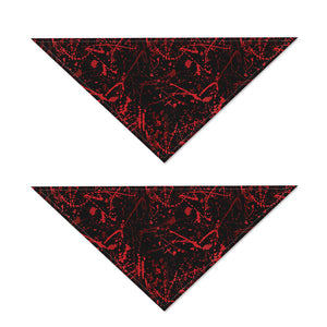 Halloween Red Blood Print Dog Bandana