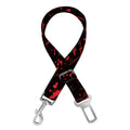 Halloween Red Blood Print Dog Seat Belt