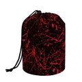 Halloween Red Blood Print Drawstring Makeup Bag