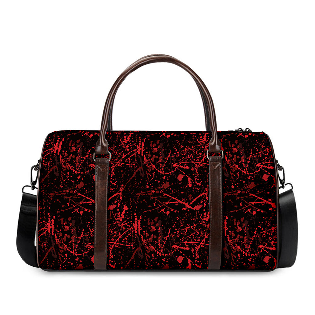 Halloween Red Blood Print Duffle Bag