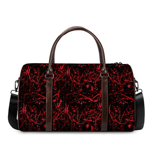 Halloween Red Blood Print Duffle Bag