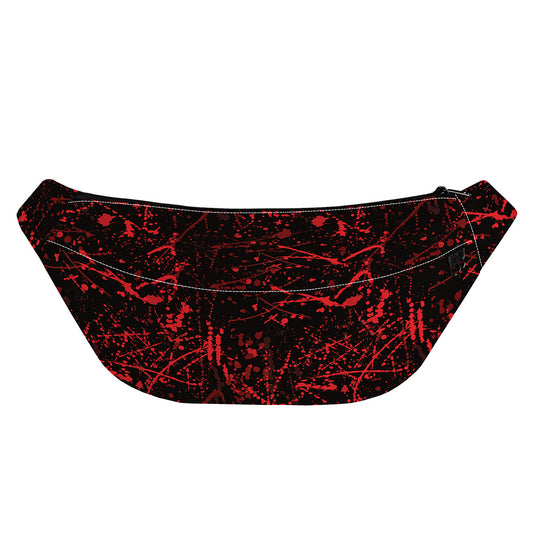 Halloween Red Blood Print Fanny Pack