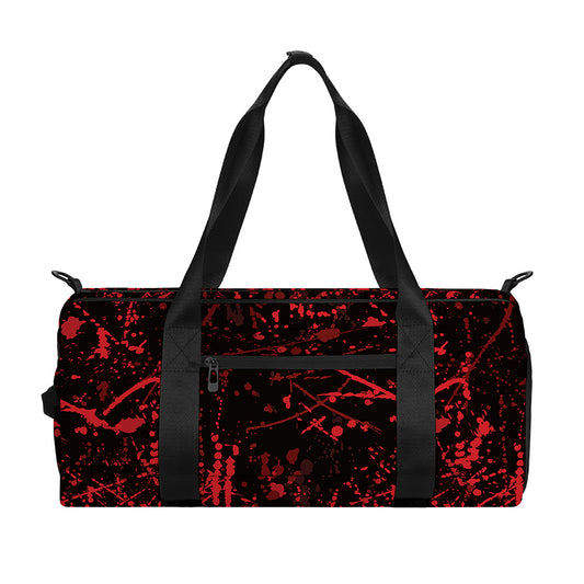 Halloween Red Blood Print Gym Bag
