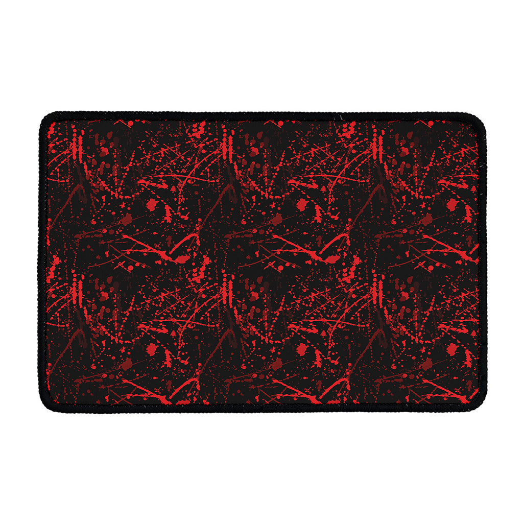 Halloween Red Blood Print Kitchen Mat