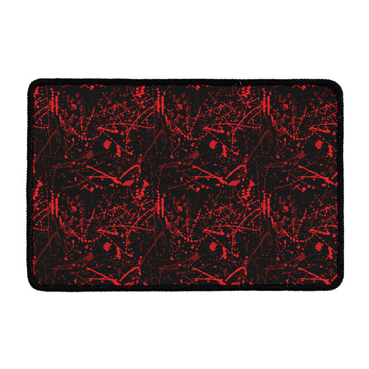Halloween Red Blood Print Kitchen Mat