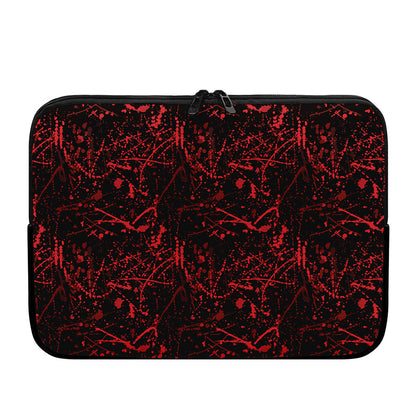Halloween Red Blood Print Laptop Sleeve