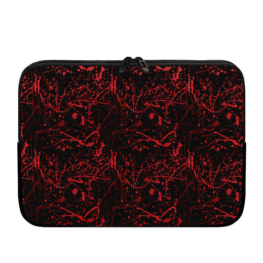 Halloween Red Blood Print Laptop Sleeve