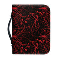 Halloween Red Blood Print Leather Bible Cover