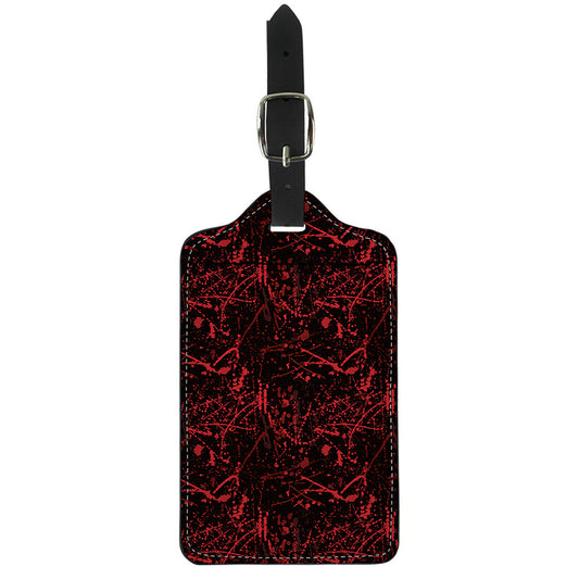 Halloween Red Blood Print Luggage Tag