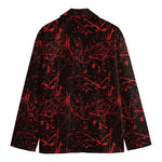 Halloween Red Blood Print Men's Blazer