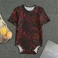 Halloween Red Blood Print Men's Bodysuit