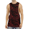 Halloween Red Blood Print Men's Muscle Tank Top