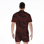 Halloween Red Blood Print Men's Rompers