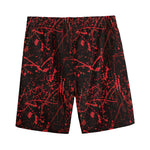 Halloween Red Blood Print Men's Sports Shorts
