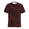Halloween Red Blood Print Men's Athletic T-Shirt