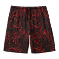 Halloween Red Blood Print Men's Swim Trunks