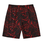 Halloween Red Blood Print Men's Swim Trunks