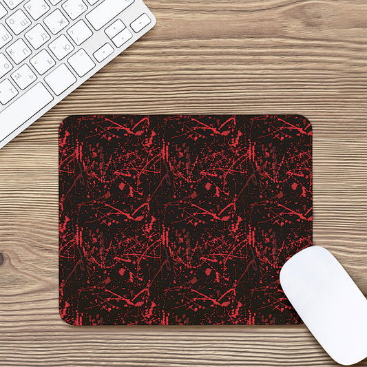 Halloween Red Blood Print Mouse Pad