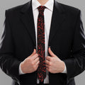 Halloween Red Blood Print Necktie