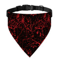 Halloween Red Blood Print Over The Collar Dog Bandana