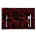 Halloween Red Blood Print Placemat