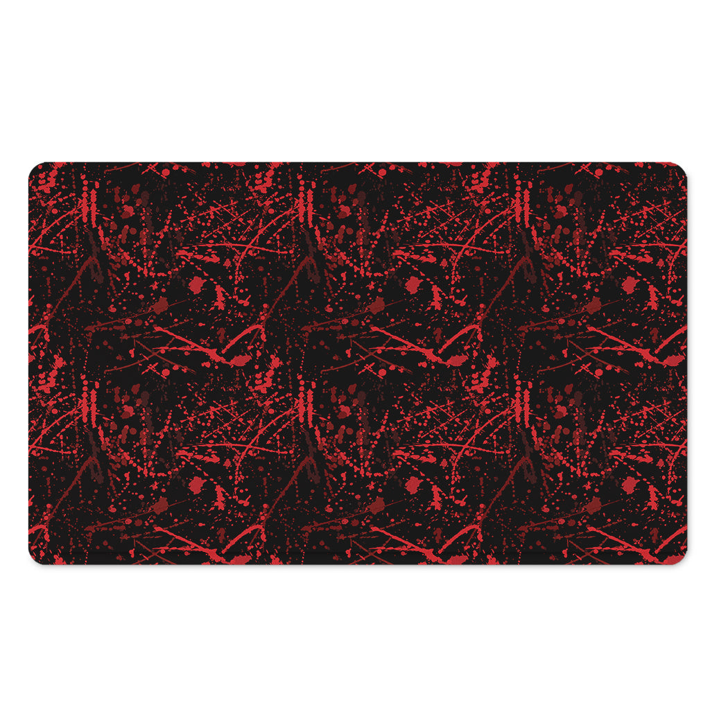 Halloween Red Blood Print Polyester Doormat