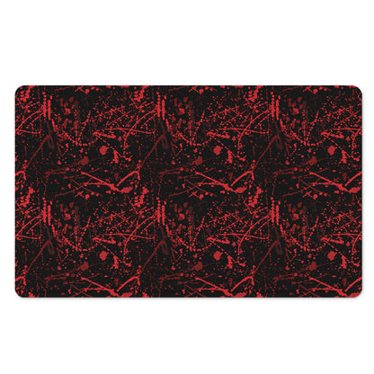 Halloween Red Blood Print Polyester Doormat