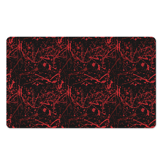Halloween Red Blood Print Polyester Doormat