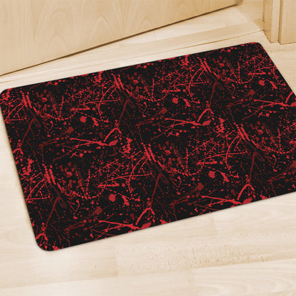 Halloween Red Blood Print Polyester Doormat
