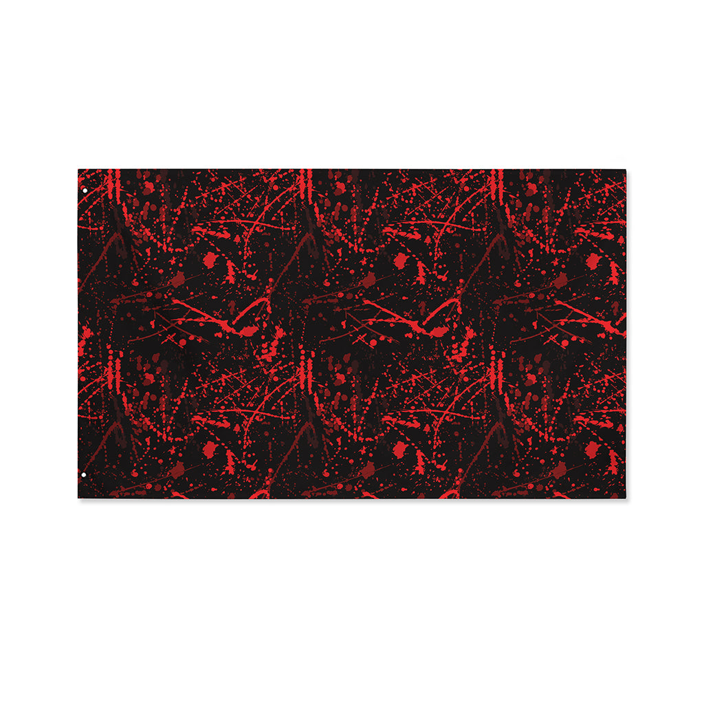 Halloween Red Blood Print Polyester Flag
