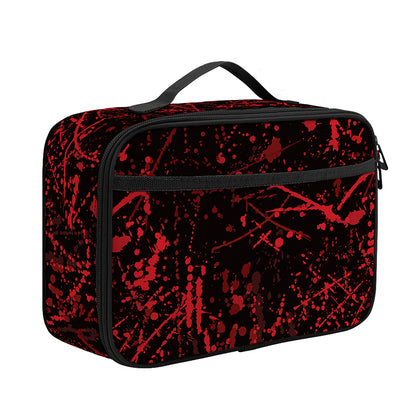 Halloween Red Blood Print Portable Lunch Bag