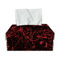 Halloween Red Blood Print Rectangle Tissue Box Cover