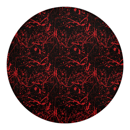 Halloween Red Blood Print Round Blanket