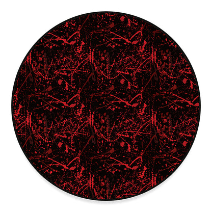 Halloween Red Blood Print Round Floor Mat
