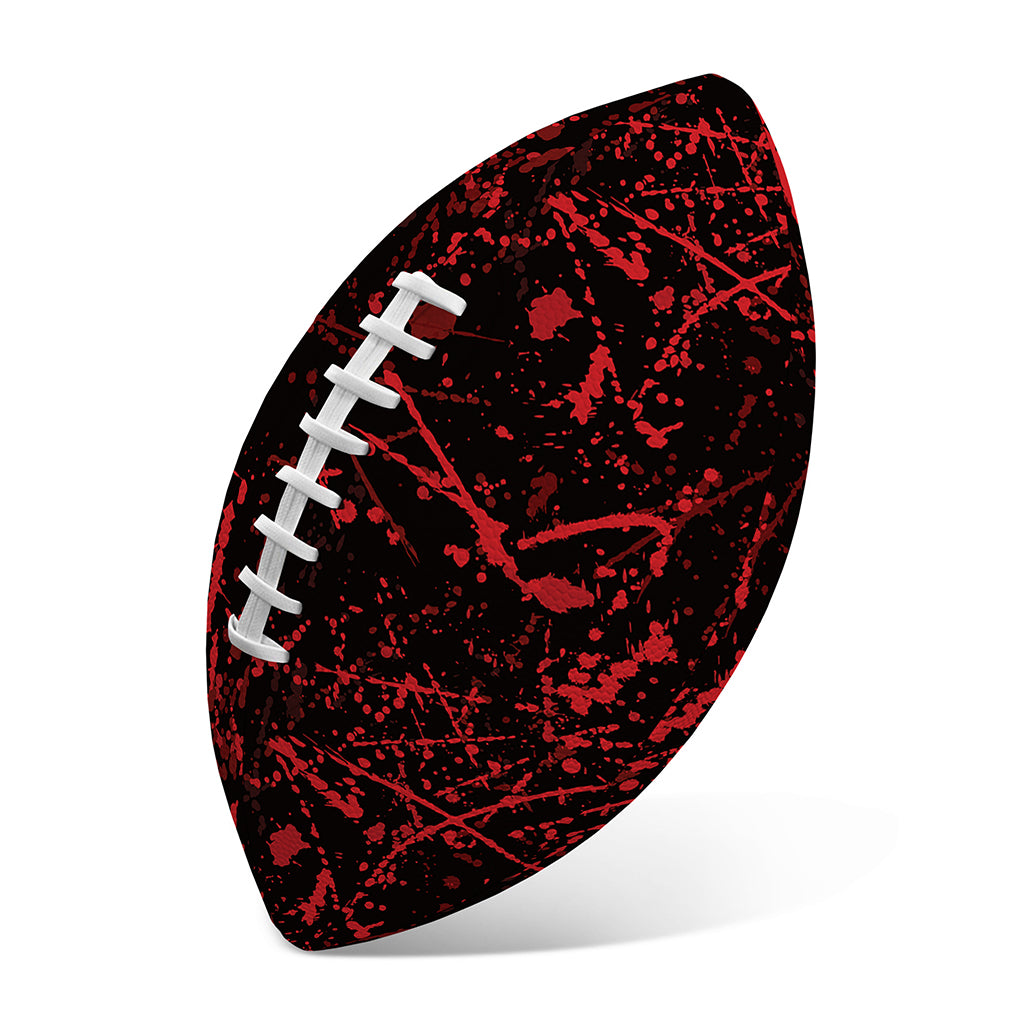 Halloween Red Blood Print Rugby Ball