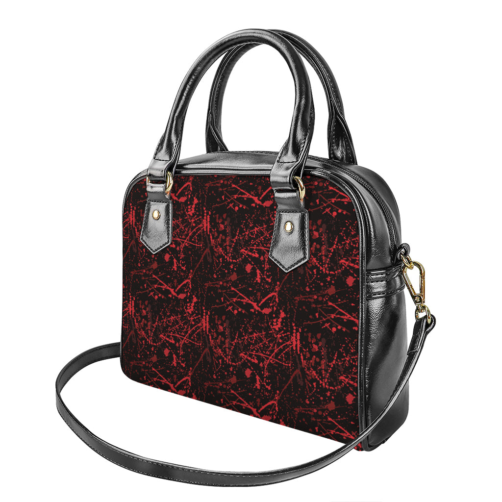 Halloween Red Blood Print Shoulder Handbag