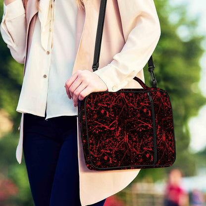 Halloween Red Blood Print Shoulder Strap Bible Bag